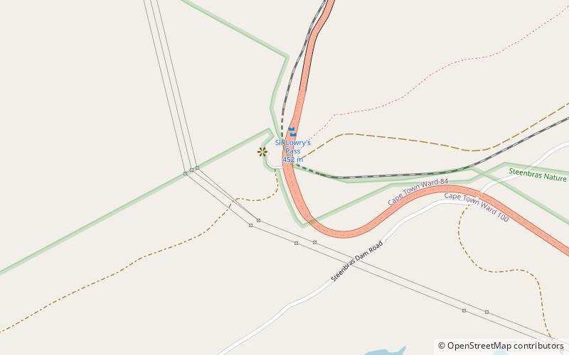 Col de Sir Lowry location map