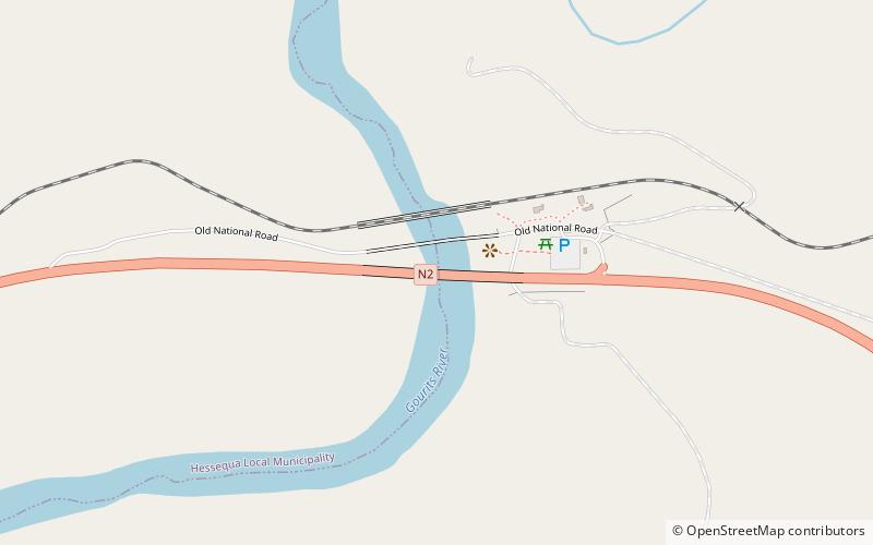 Gouritz River Bridge location map
