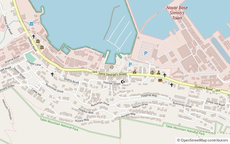 jubilee square jetty park narodowy gory stolowej location map