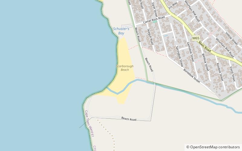 scarborough beach park narodowy gory stolowej location map