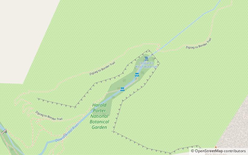 Harold Porter National Botanical Garden location map