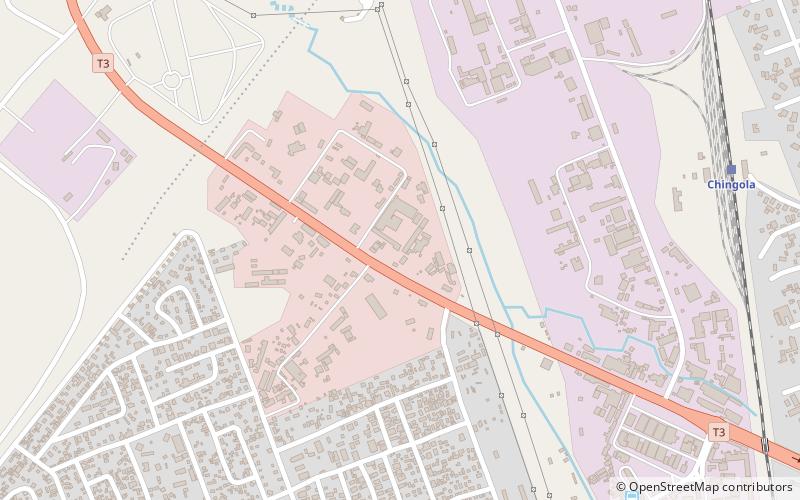 shinde stadium chingola location map