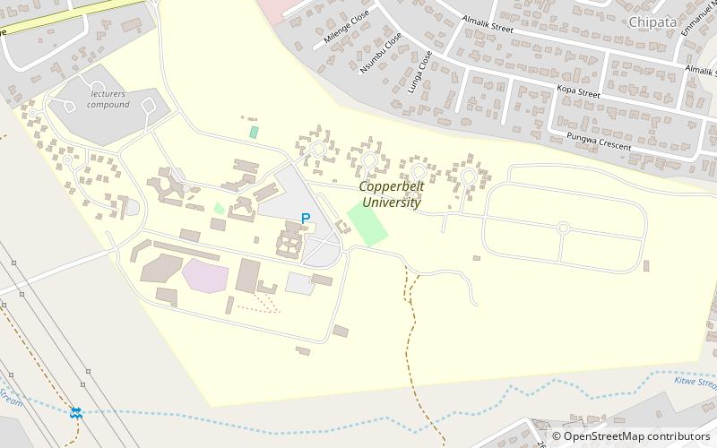 Copperbelt-Universität location map