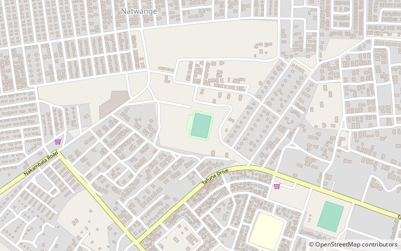 arthur davies stadium kitwe location map