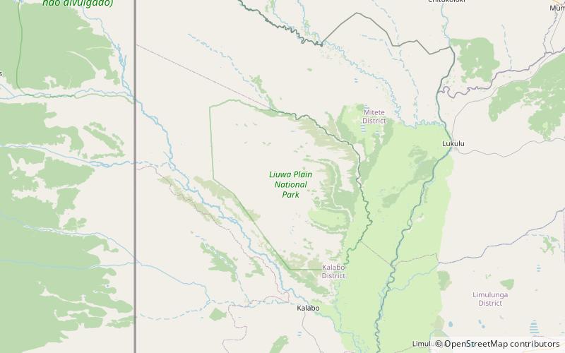 Parc national de la plaine de Liuwa location map
