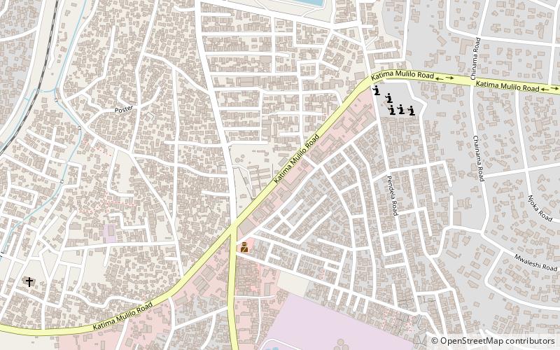 garden township lusaka location map