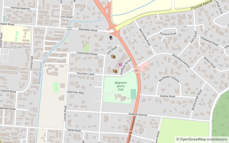 Reps Theatre location map