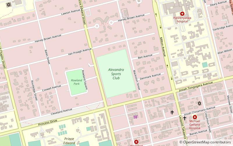 Alexandra Sports Club location map