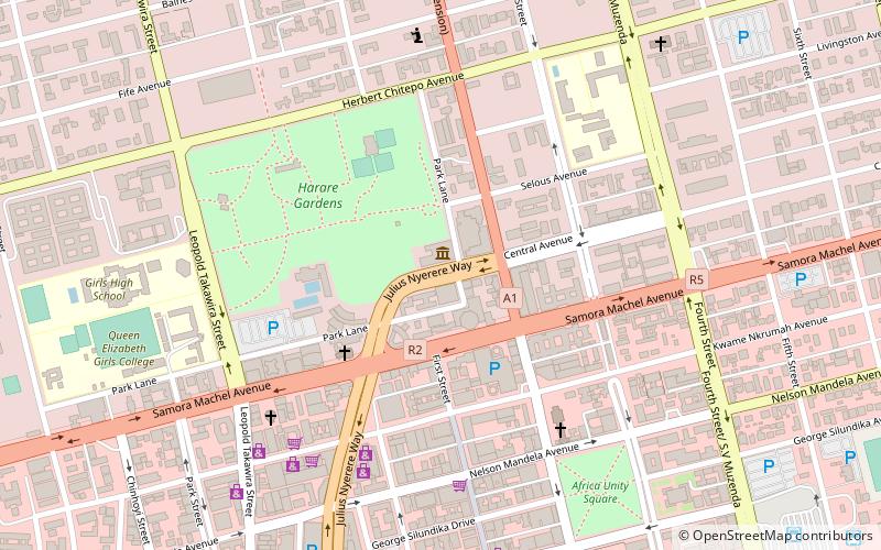 Galería Nacional de Zimbabue location map