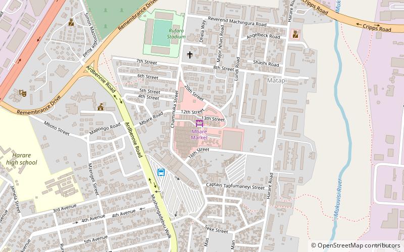 Mbare Musika location map