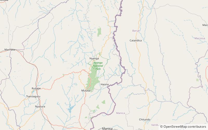Mount Nyangani location map