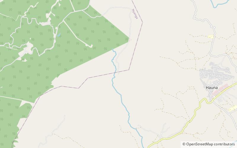 Mutarazi Falls location map