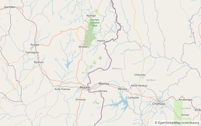 Eastern Highlands location map