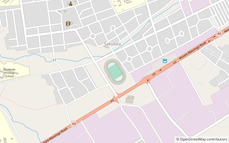 sakubva stadium mutare location map