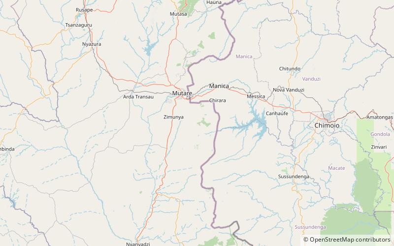 Bunga Forest Botanical Reserve location map