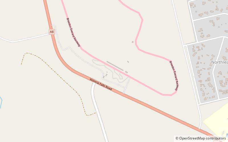 Breedon Everard Raceway location map