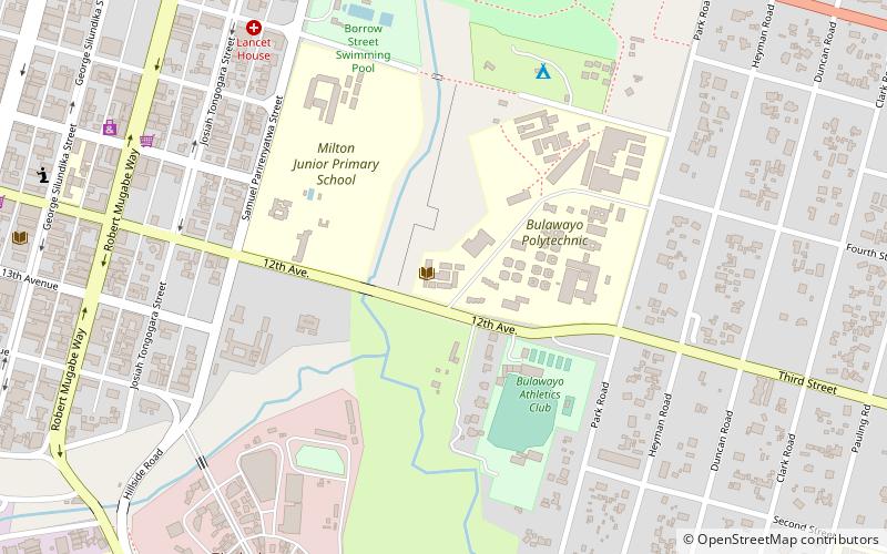 national library of zimbabwe bulawayo location map