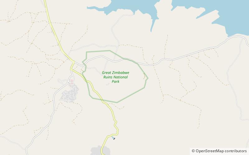 Great Zimbabwe national monument location map