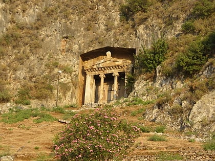 tomb of amyntas fethiye