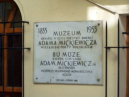 adam mickiewicz museum istanbul
