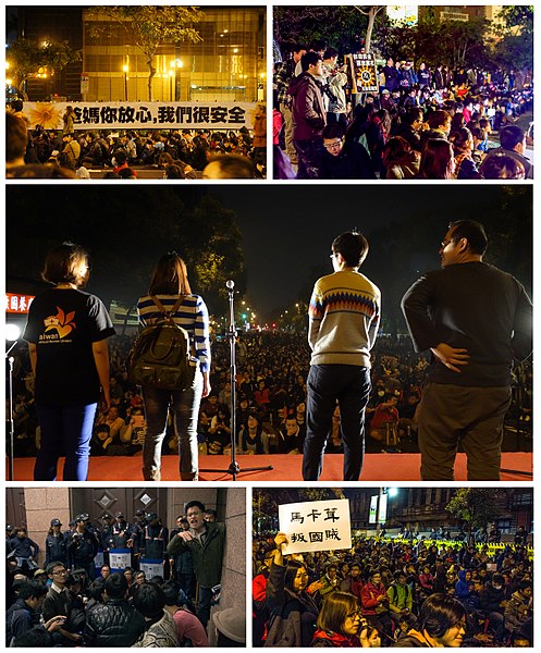 Protestas estudiantiles en la República de China de 2014