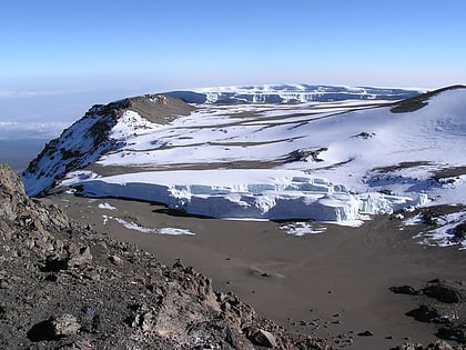 northern ice field kilimandjaro