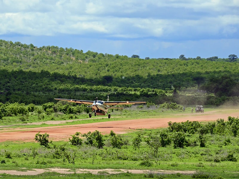 msembe airstrip parc national de ruaha