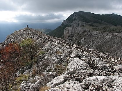 crimean mountains cape martyan reserve