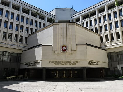 building of the supreme council of crimea symferopol