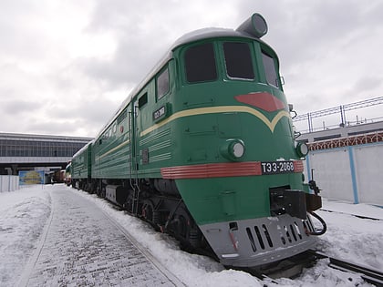 the historical locomotives and cars exhibition kiev