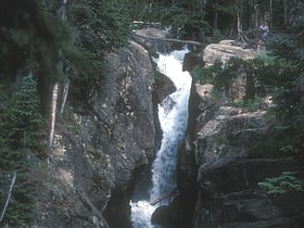 chasm falls parque nacional de las montanas rocosas