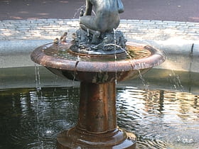 boy and bird fountain boston