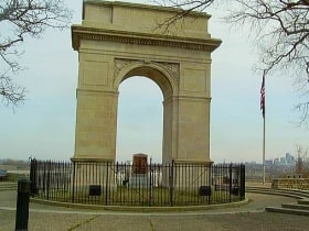 rosedale world war i memorial arch kansas city