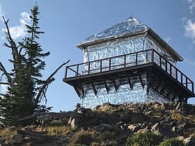 mount brown fire lookout parc national de glacier