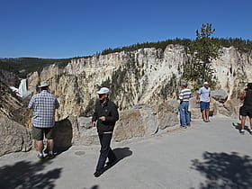 artist point overlook parc national de yellowstone