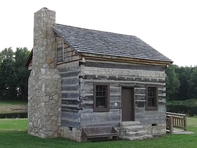 david gordon house and collins log cabin columbia
