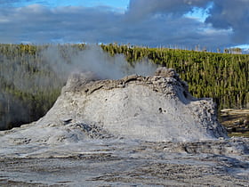 castle geyser yellowstone national park