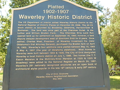 waverley historic district enid
