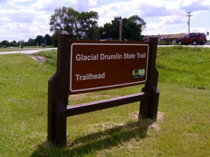 glacial drumlin state trail lake mills