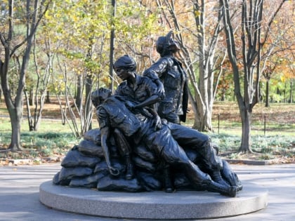 monumento a las mujeres de la guerra del vietnam washington d c