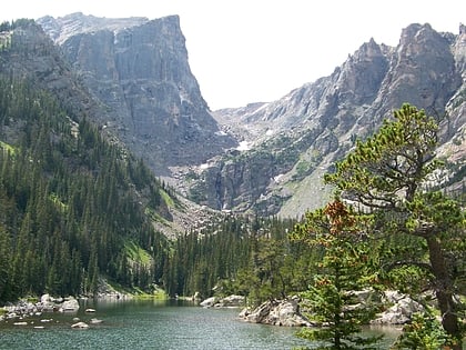 dream lake parque nacional de las montanas rocosas