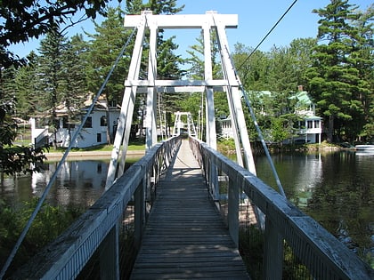wanakena footbridge parc adirondack