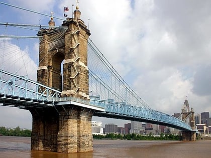 john a roebling suspension bridge cincinnati