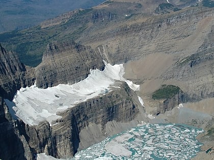 upper grinnell lake glacier national park