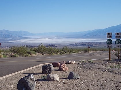 Places of interest in the Death Valley area