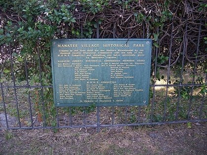 park historyczny manatee village bradenton