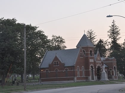 greenwood cemetery chapel muscatine
