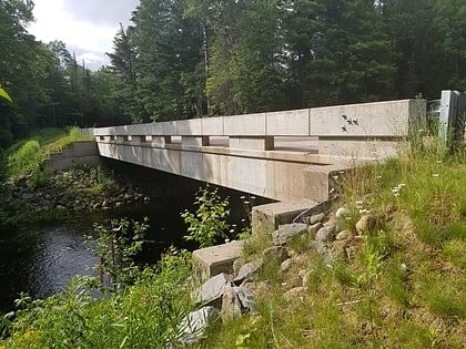 forest route 157 tamarack river bridge copper country state forest