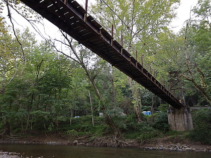 swinging bridge park stanowy patapsco valley
