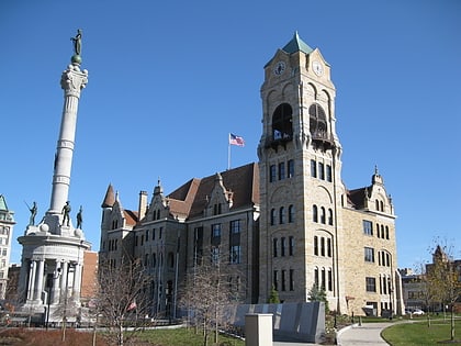 lackawanna county courthouse and john mitchell monument scranton